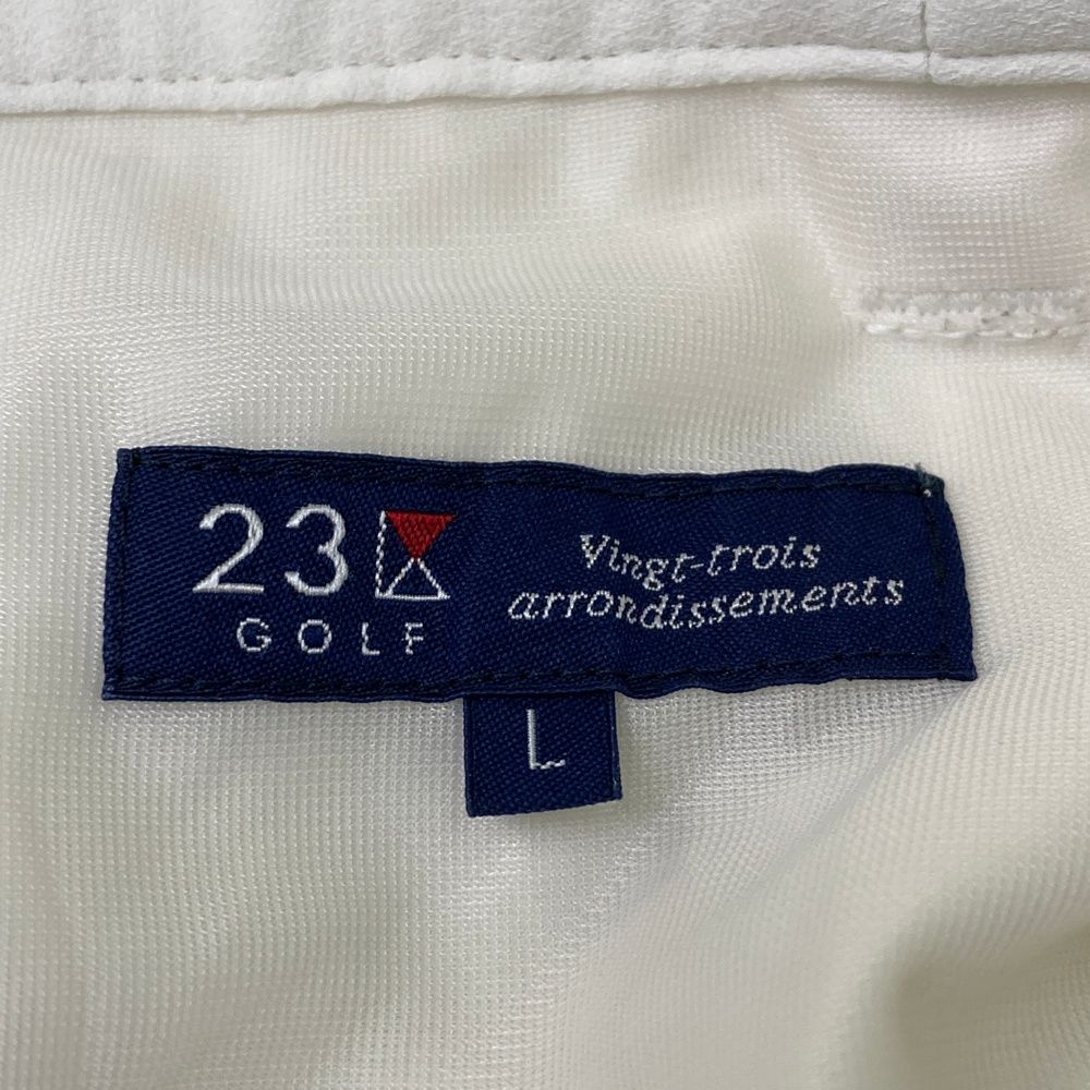 サイズ：90 23区GOLF ニジュウサンクゴルフ  メッシュ ハーフパンツ ストライプ柄 ブラック系 [240101439981] ゴルフウェア メンズ ストスト 23区 GOLF(ニジュウサンクゴルフ)｜中古ゴルフウェア通販サイト