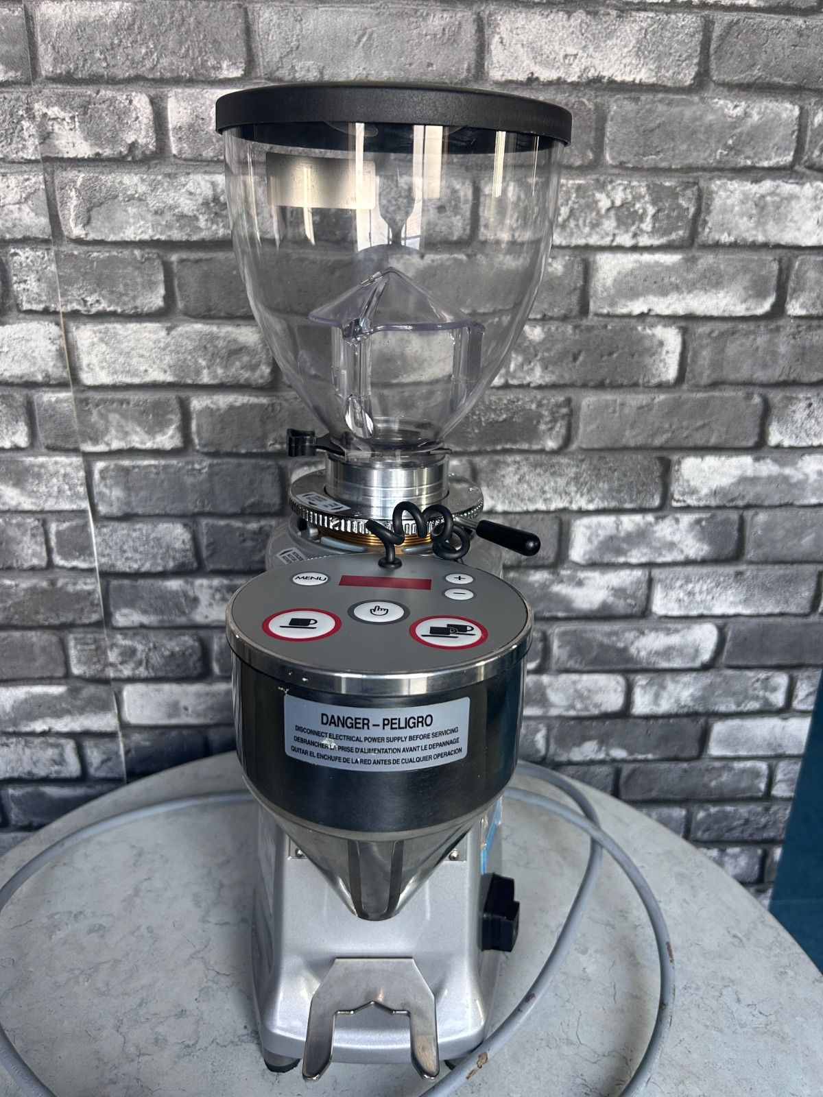 MAZZER コーヒーグラインダー LUIGI Spa マッツァ ミニ エレクトロニック 本体 ブラック シルバー