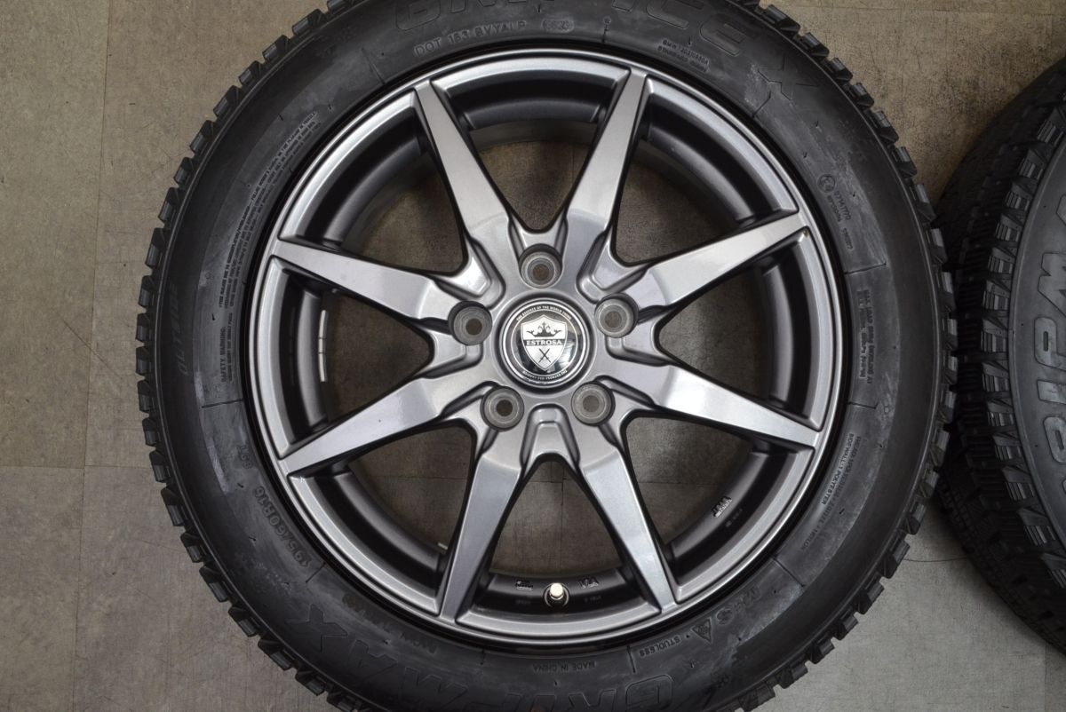 2023年製 バリ溝 美品】ESTROSA 16in 6.5J +48 PCD114.3