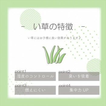 い草の置き畳 60×60×1.2cm