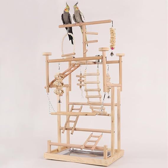 Cuticate 【2025新登場・バードトイ】インコ 遊び場 鳥休憩