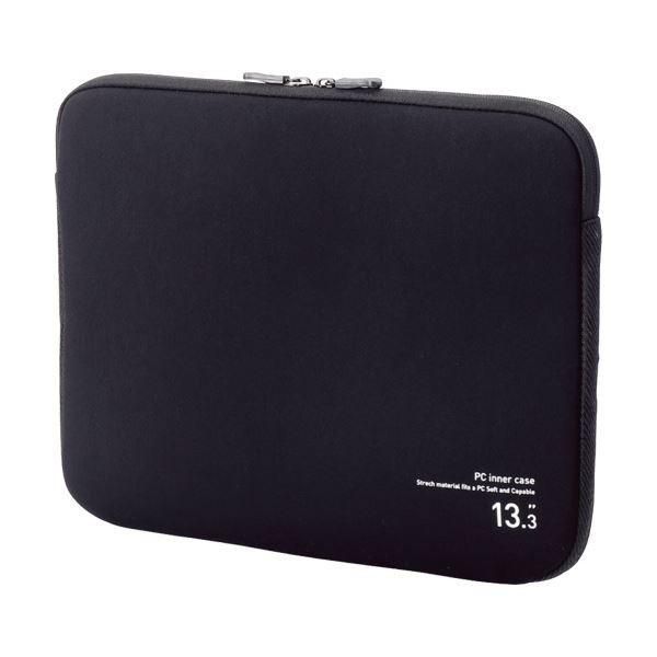 まとめ エレコム ネオプレンPCインナーバッグ13.3インチノートPC対応 ブラック BM-IBNP13BK 1個〔×3セット〕