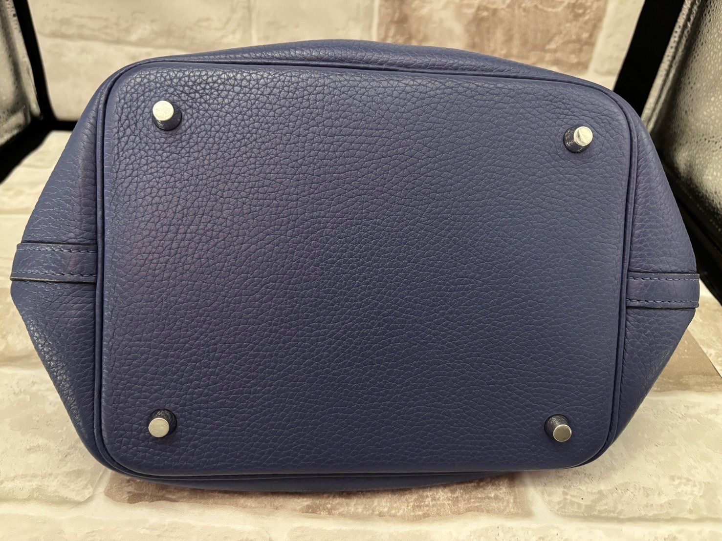 即購入OK】超美品❣️エルメス ピコタンロック ブルー バイカラー 