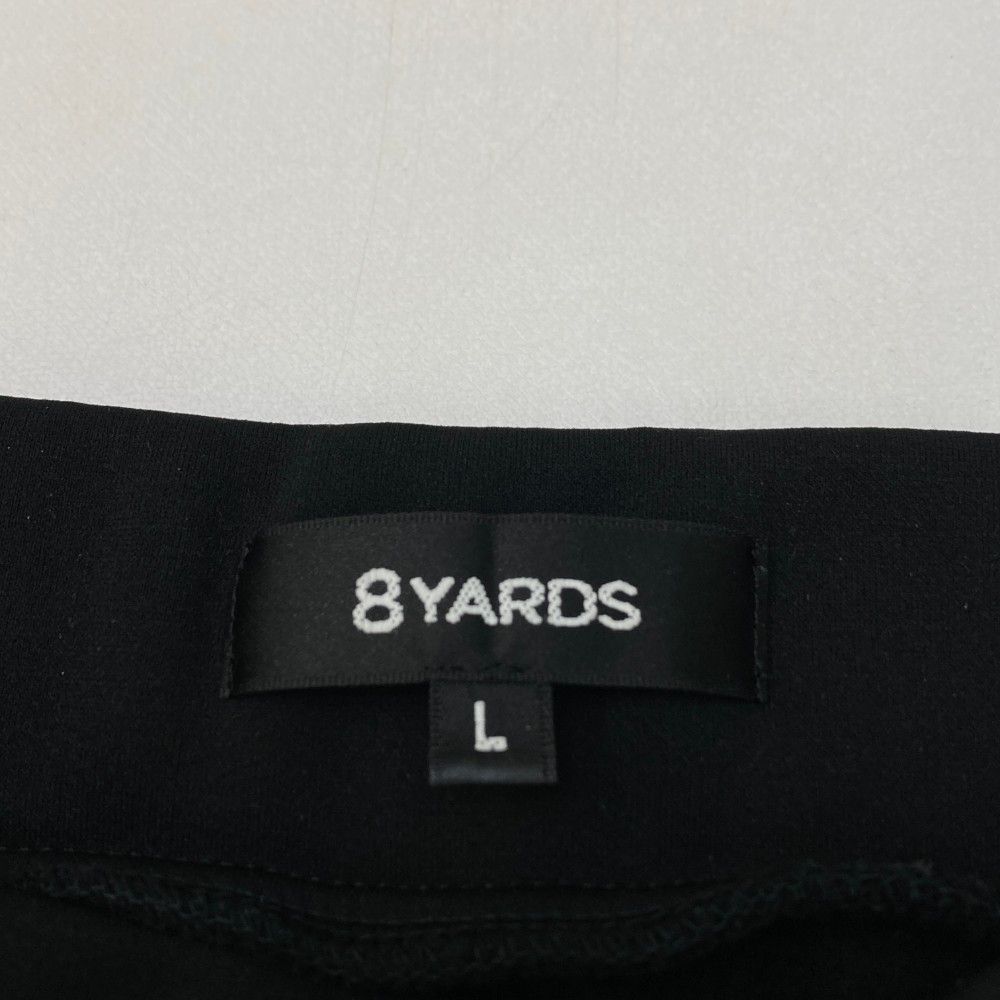 サイズ：L 8YARDS ハチヤーズ 裏起毛スカート ブラック系