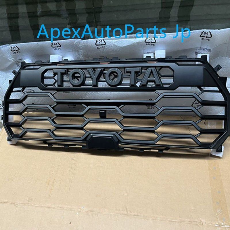 22-24年式 トヨタ タンドラ LED付きフロントグリル タインドラ改造 TRDスタイル メッシュフロントグリル パーツ FFCRYSTALESIA_COM