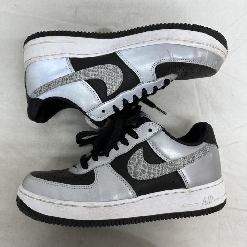 NIKE AIR FORCE 1 黒蛇 スネーク エアフォース1 DJ6033-001 AF1 silver snake