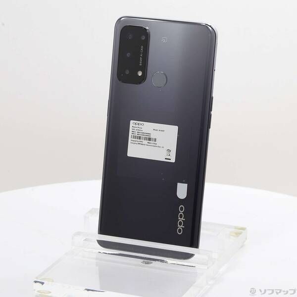 中古品〕 OPPO Reno5 A 128GB シルバーブラック A103OP Y!mobile