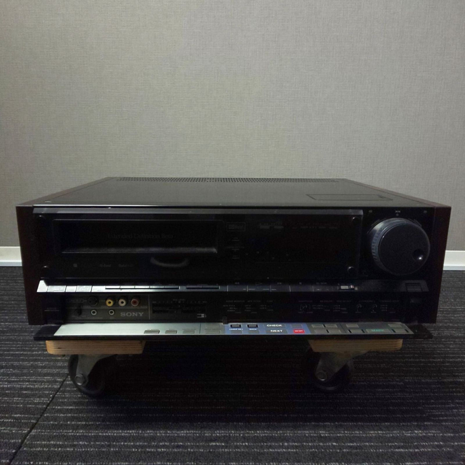 916 SONY EDV-9000 ベータビデオデッキ EDベータ ソニー 映像機器 現状