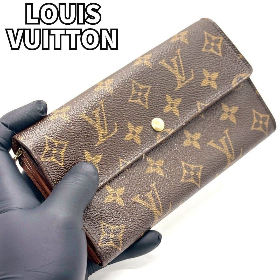 時を刻む洗練美】 LOUIS VUITTON ルイヴィトン 長財布 モノグラム