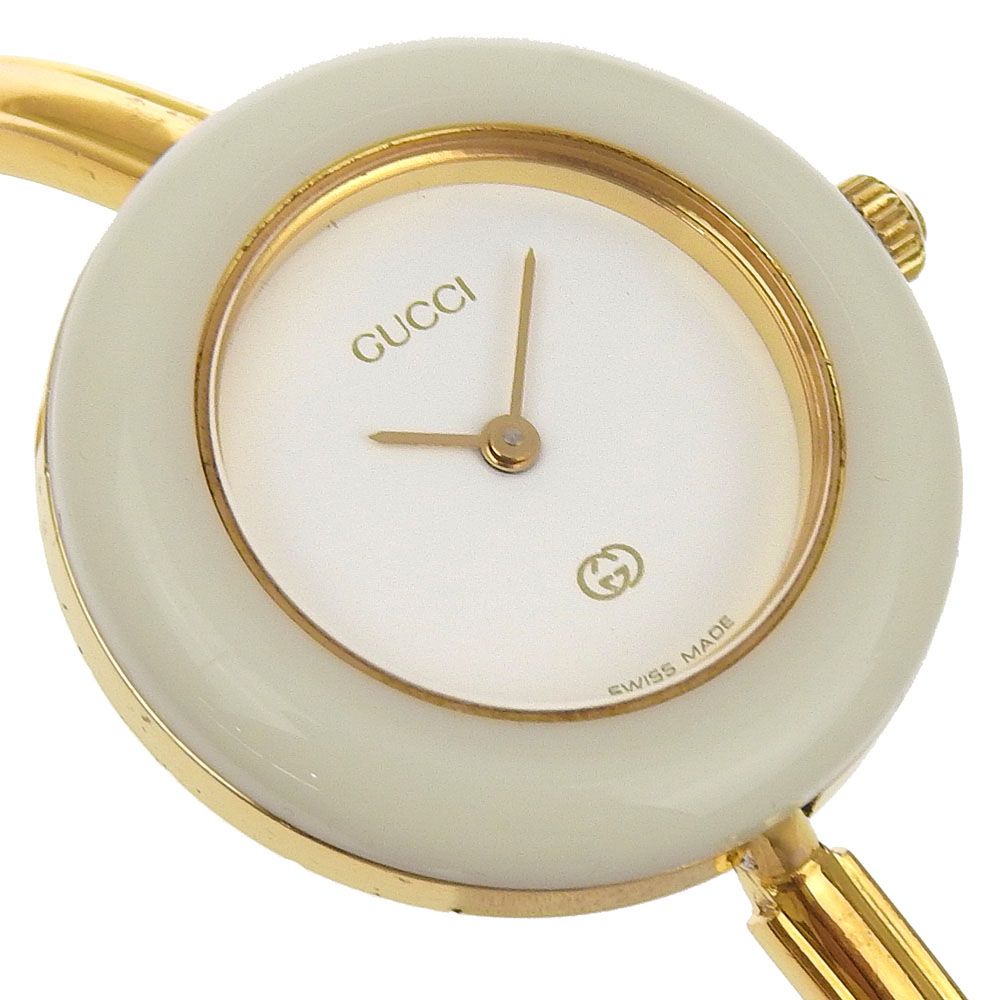 [鑑定済] GUCCI 時計 11/12 チェンジベゼル ゴールド 白文字盤 楽天市場】【中古】｜GUCCI グッチ 11/12.2 チェンジベゼル