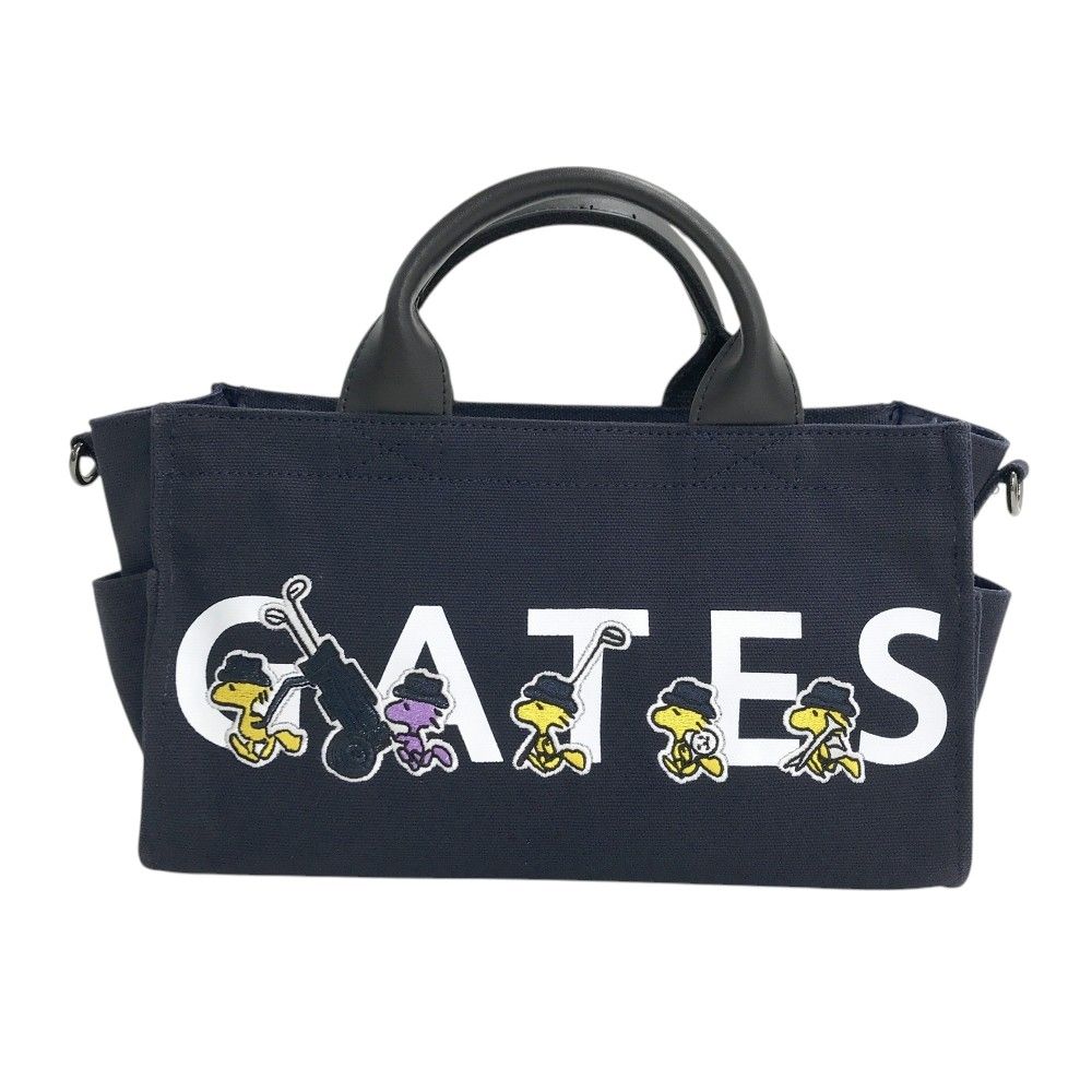 PEARLY GATES パーリーゲイツ PEANUTS 2024年 2way ショルダーバッグ スヌーピー  ネイビー系  [240101428156] ゴルフウェア ストスト PEARLY GATES パーリーゲイツ PEANUTS 2024年 2way ショルダー