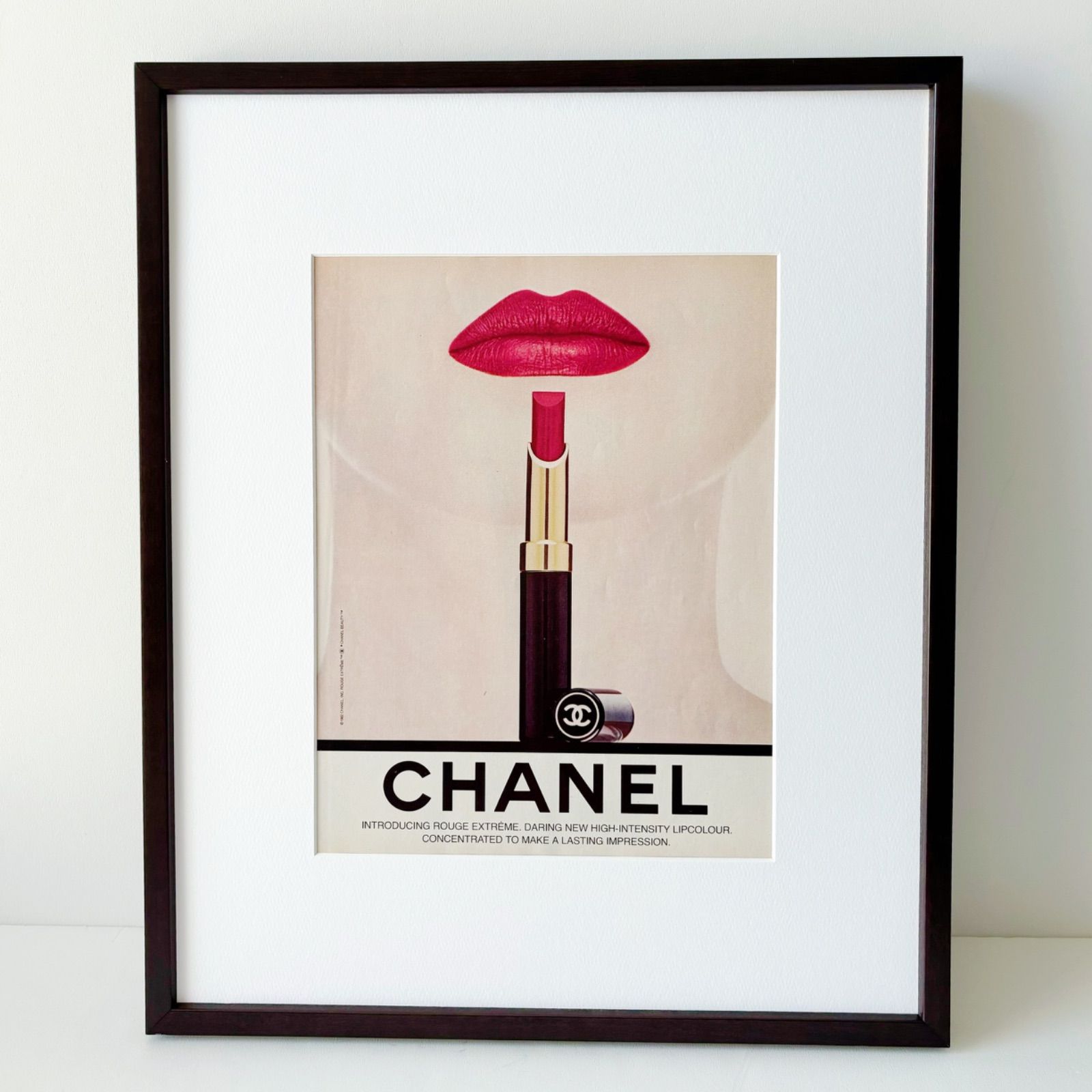 1984 広告＞CHANEL シャネル ポスター ヴィンテージ ビンテージ