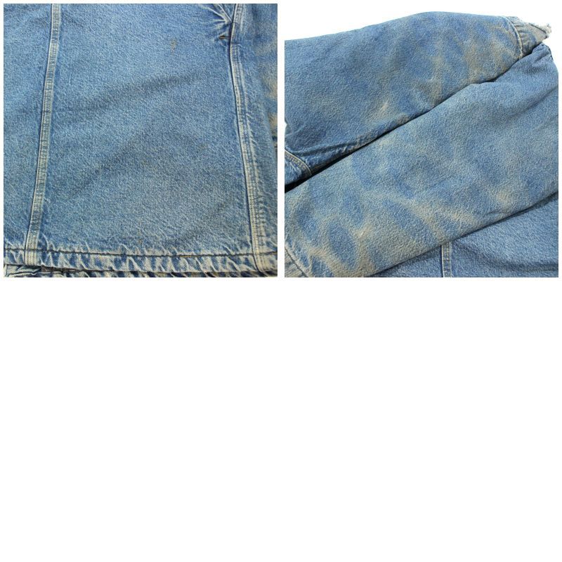 00s USA製 Carhartt 裏地ブランケット デニム チョアコート
