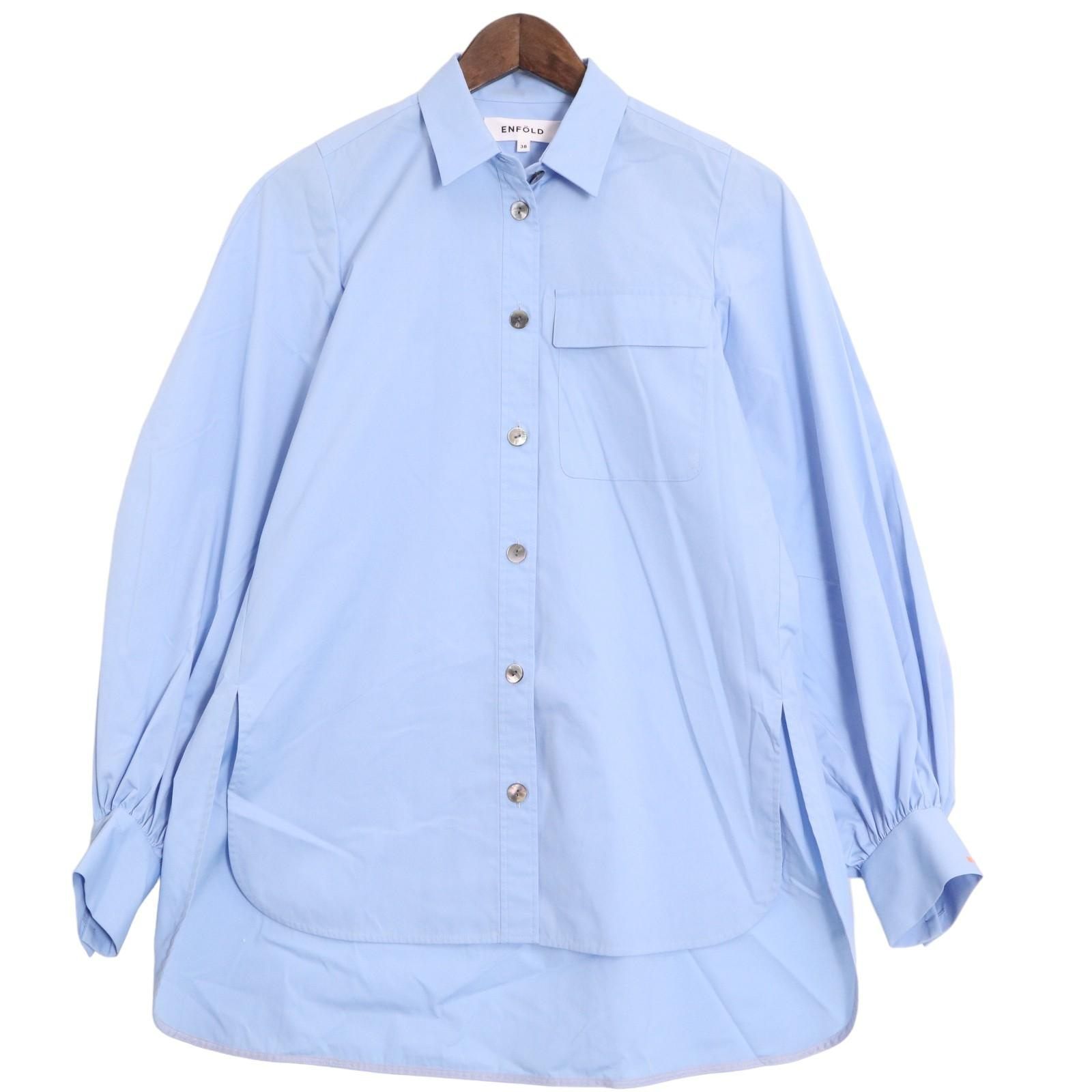 ENFOLD(エンフォルド) VOLUME-SLEEVE BASIC SHIRT シャツ - メルカリ