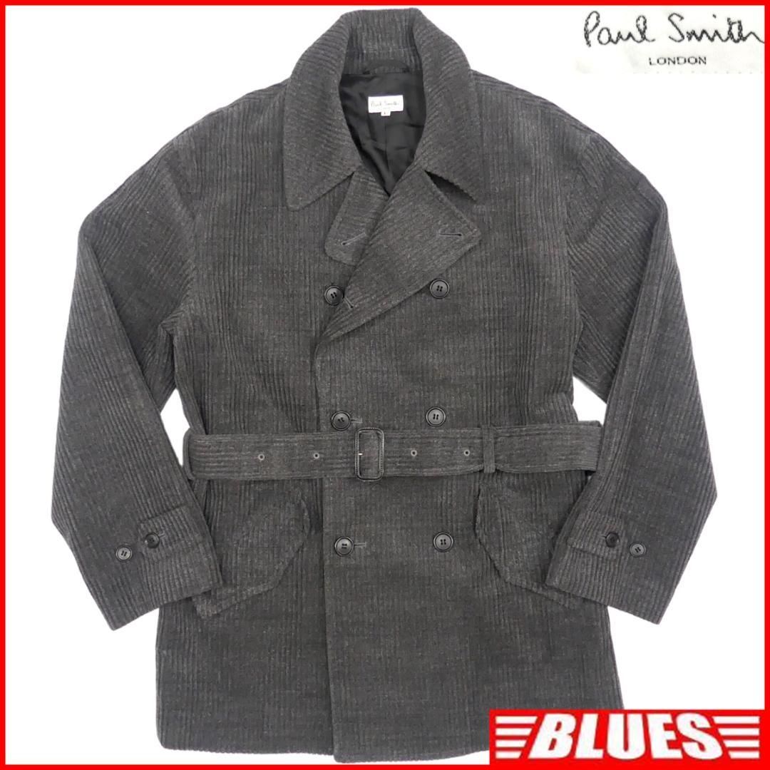 【希少XLサイズ】ポールスミス トレンチコート ライナー ウール グレー メンズ Paul Smith ポールスミス トレンチコート Lウール メンズTY2685