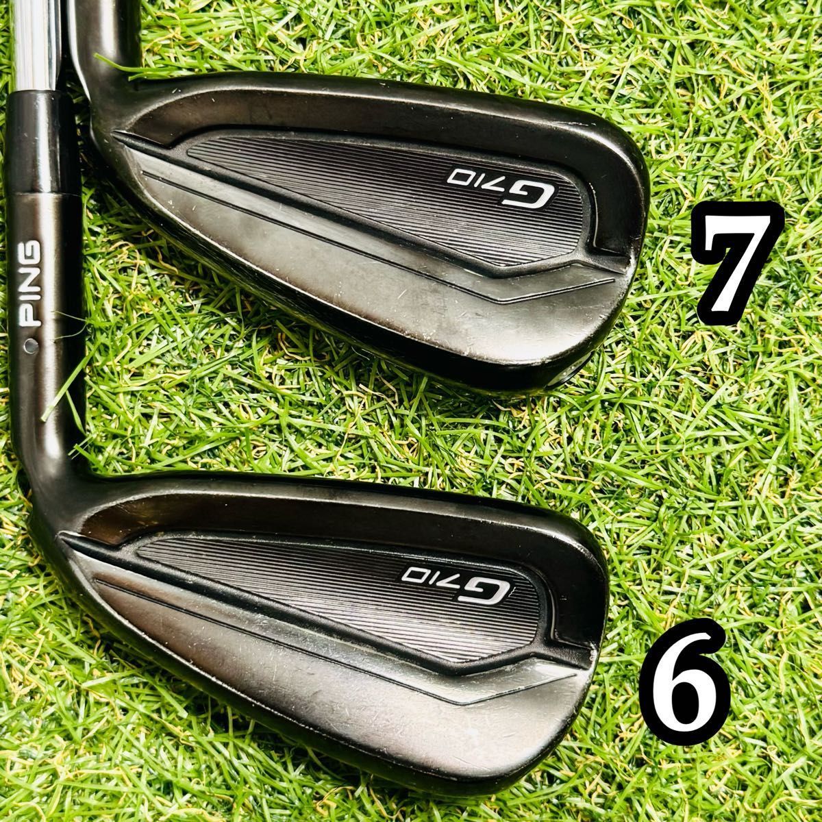 【良品】初心者推奨 ピン G710 黒ドット メンズアイアンセット 5本 S 良品】初心者推奨 ピン G710 黒ドット メンズアイアンセット 5本 S