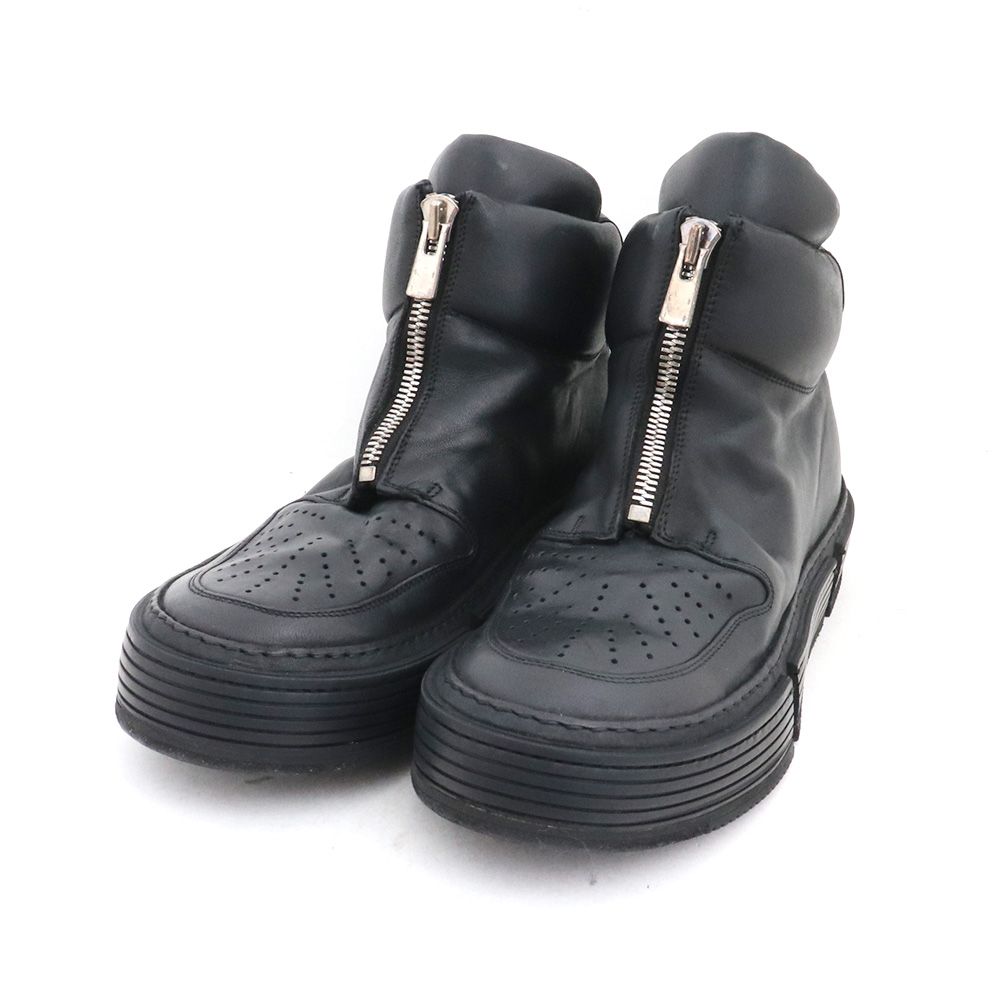 GUIDI サイズ42 ホースレザー サイズ42 GUIDI ホースレザーフロントジップブーツ - メルカリ