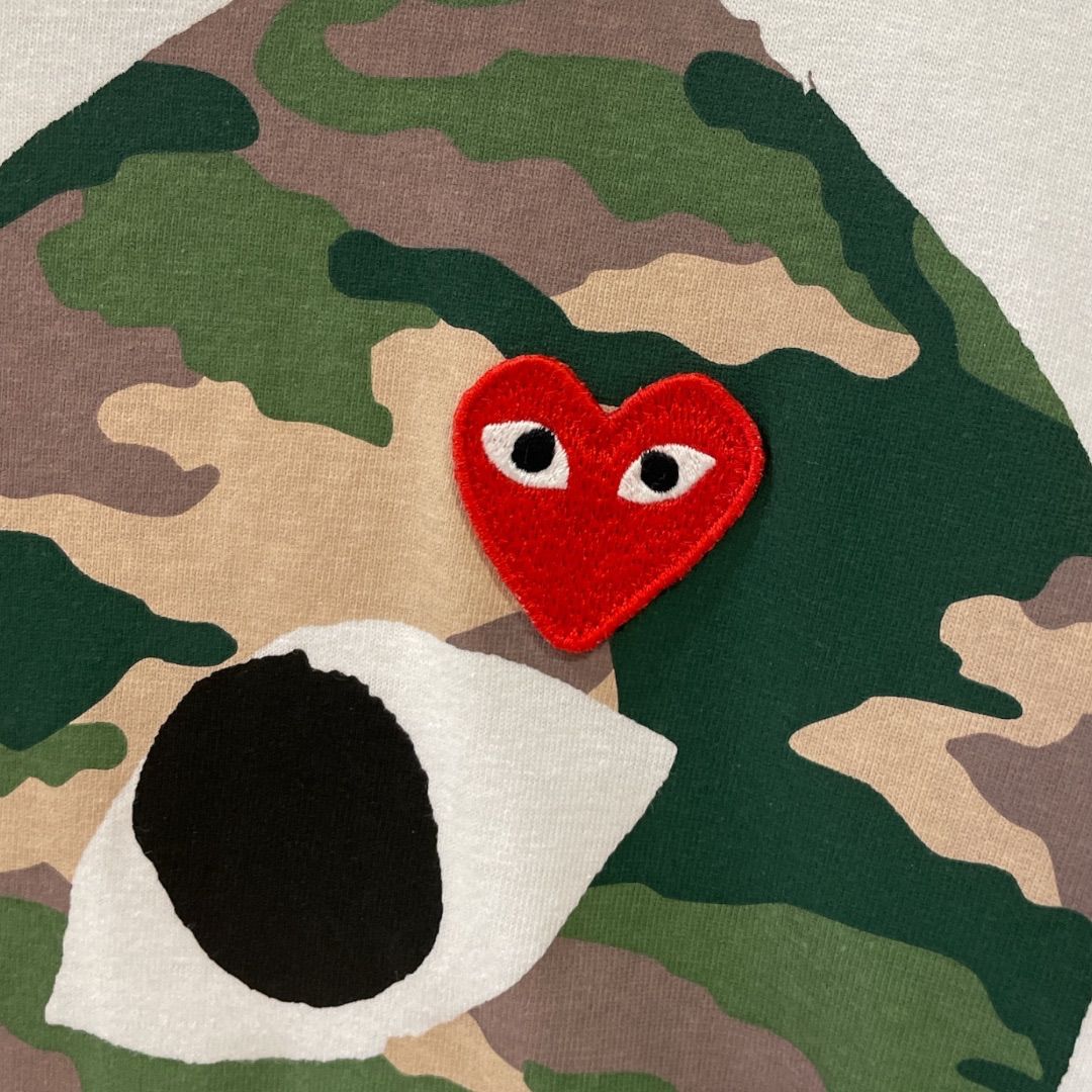 PLAY COMME des GARCONS プレイコムデギャルソン カモフラージュハート 
