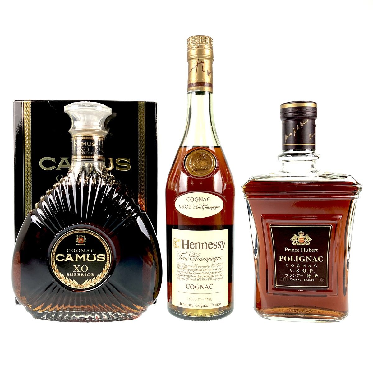 3本 CAMUS Prince Hubert de Polignac コニャック