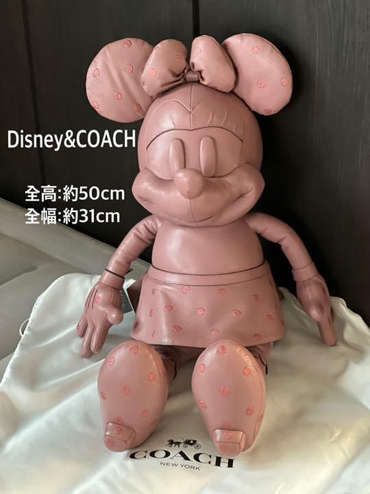 ディズニー×コーチ COACHxDisney コラボ レザー ミニーマウス コレクションドール ぬいぐるみ プレゼント インテリア - メルカリ