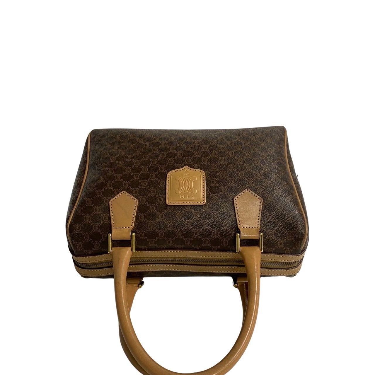 極 美品 CELINE セリーヌ ヴィンテージ マカダム ブラゾン トリオンフ