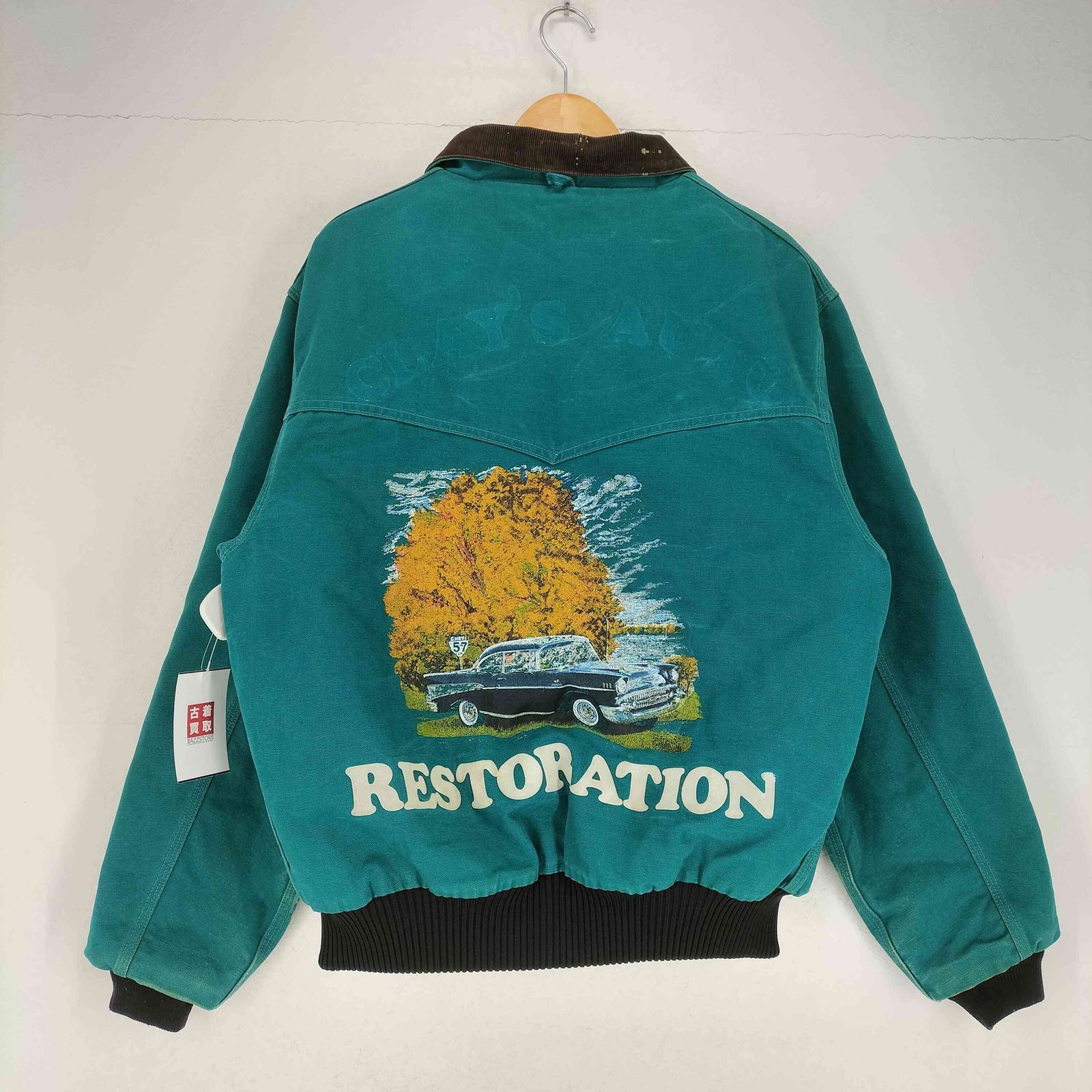 Carhartt カーハート サンタフェジャケット90sUSA製フェード レア90s Carhartt カーハートサンタフェジャケットUSA製サイズM