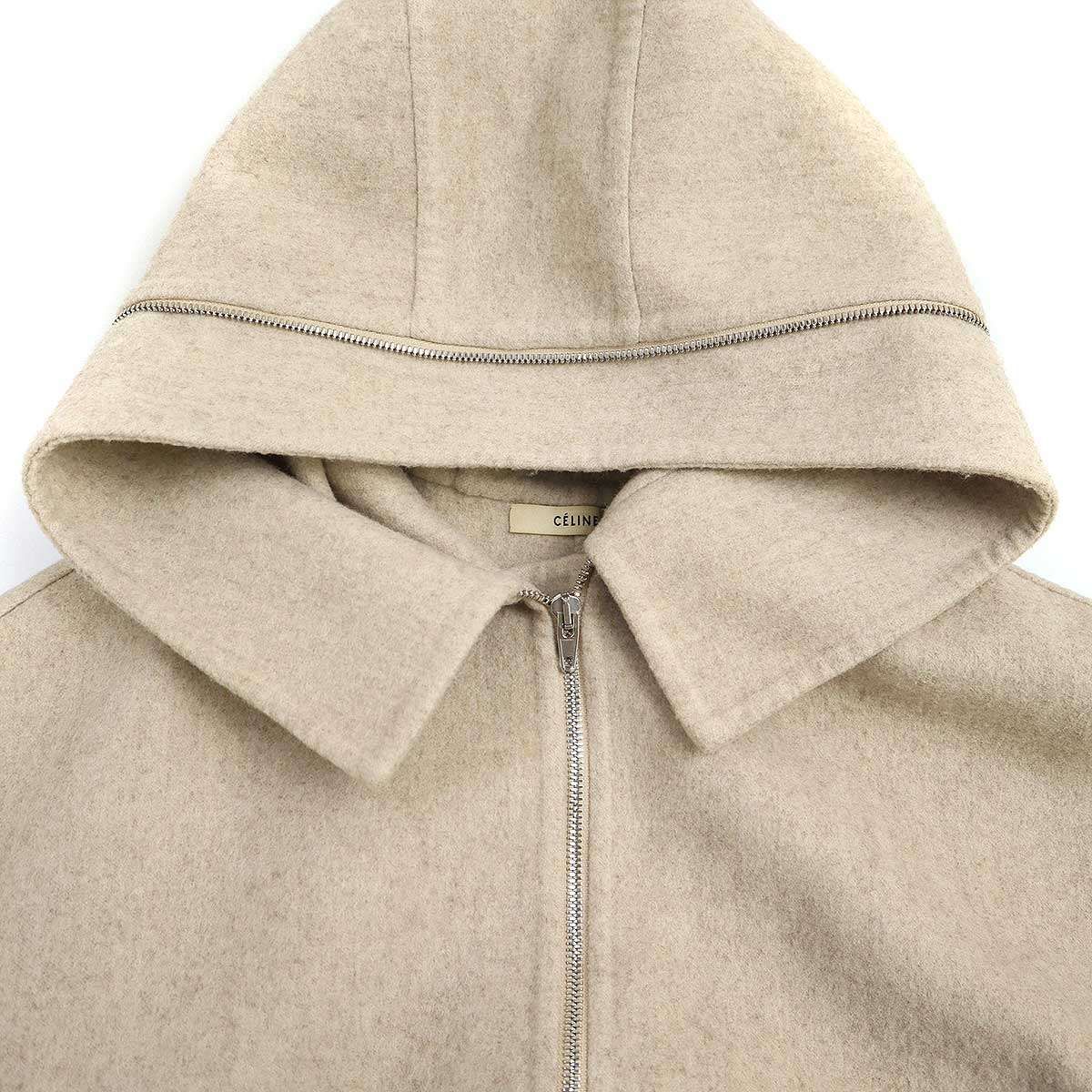 CELINE セリーヌ by Phoebe Philo ウールカシミヤフーデッド