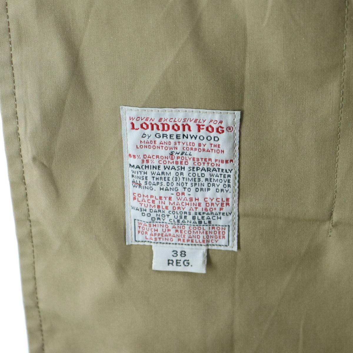 古着 ロンドンフォグ LONDON FOG トレンチコート 38REG メンズM