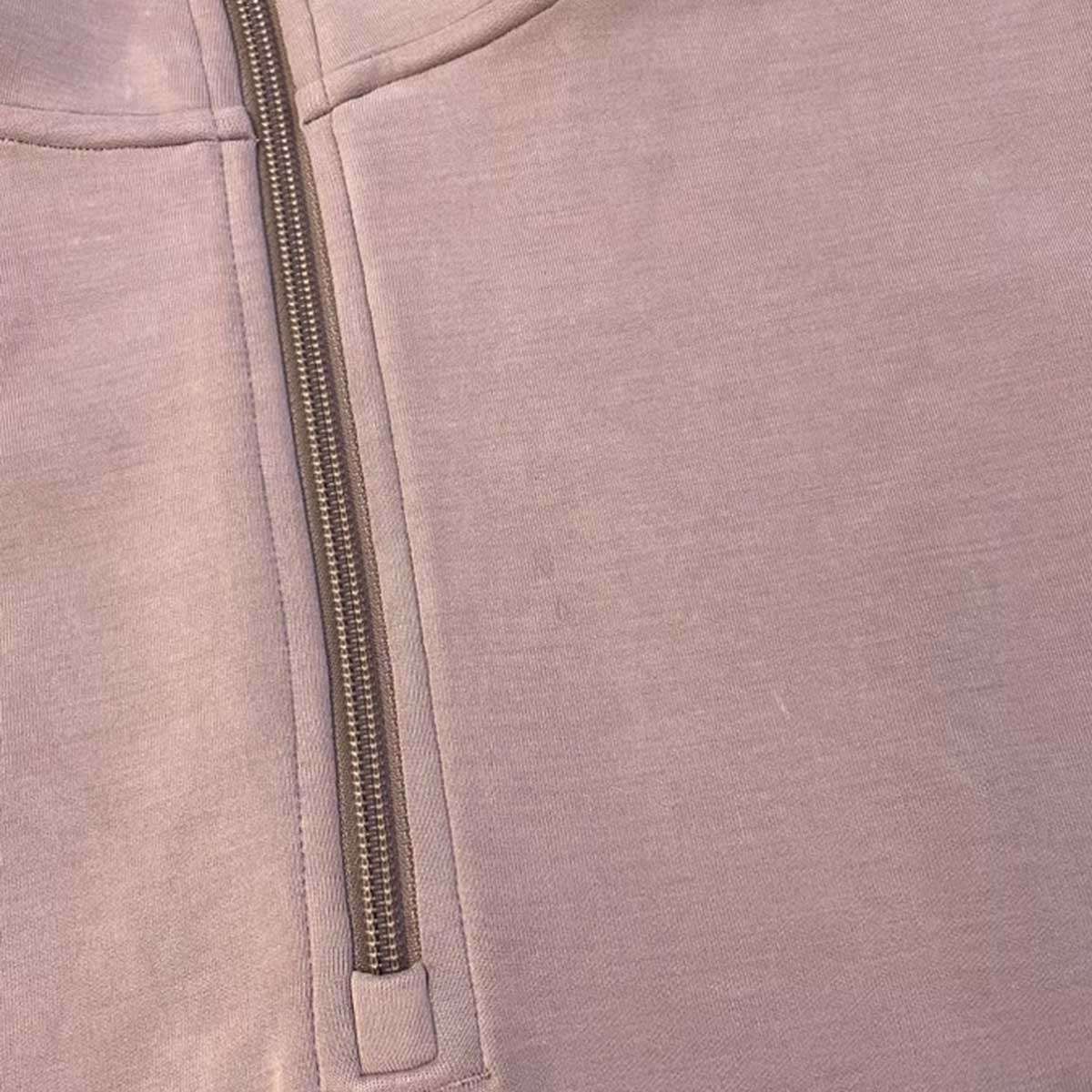 lululemon - lululemon ルルレモン クロップドハーフジップトップス  ピンク 10 lululemon ルルレモン クロップドハーフジップトップス ピンク