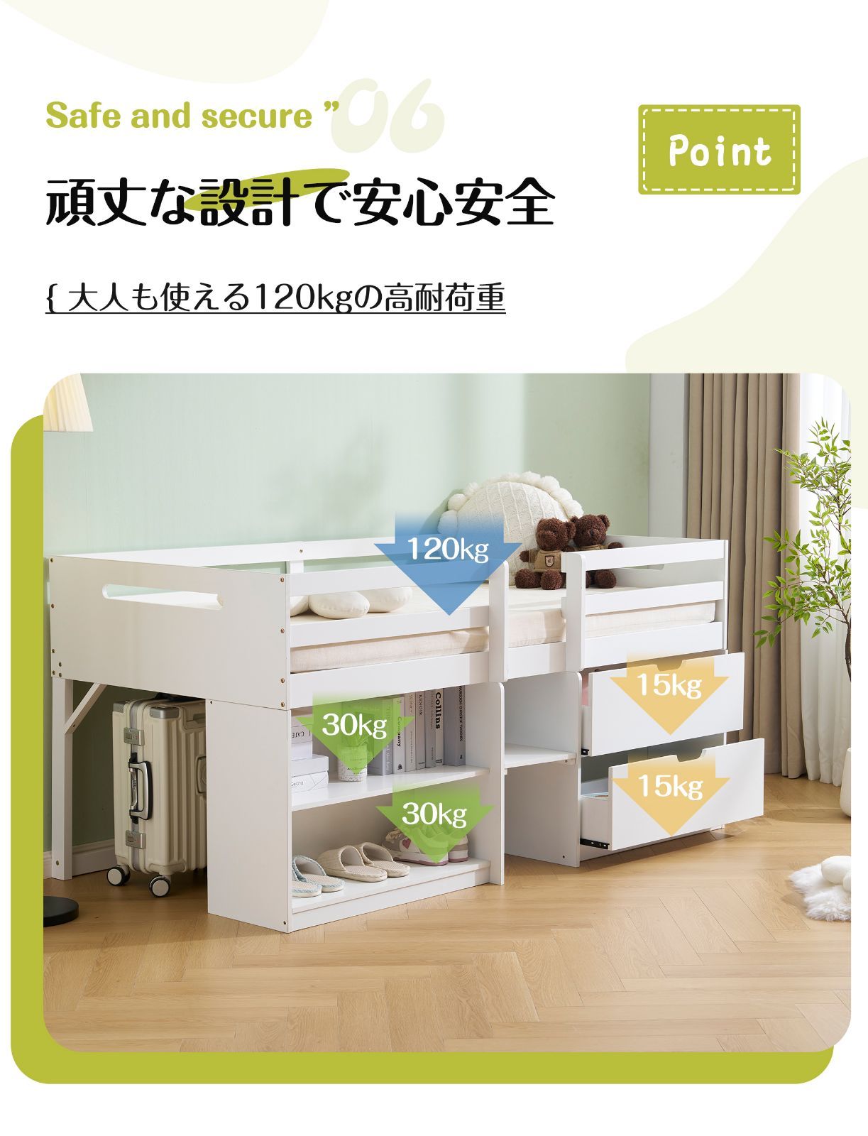 ベッドフレームのみ