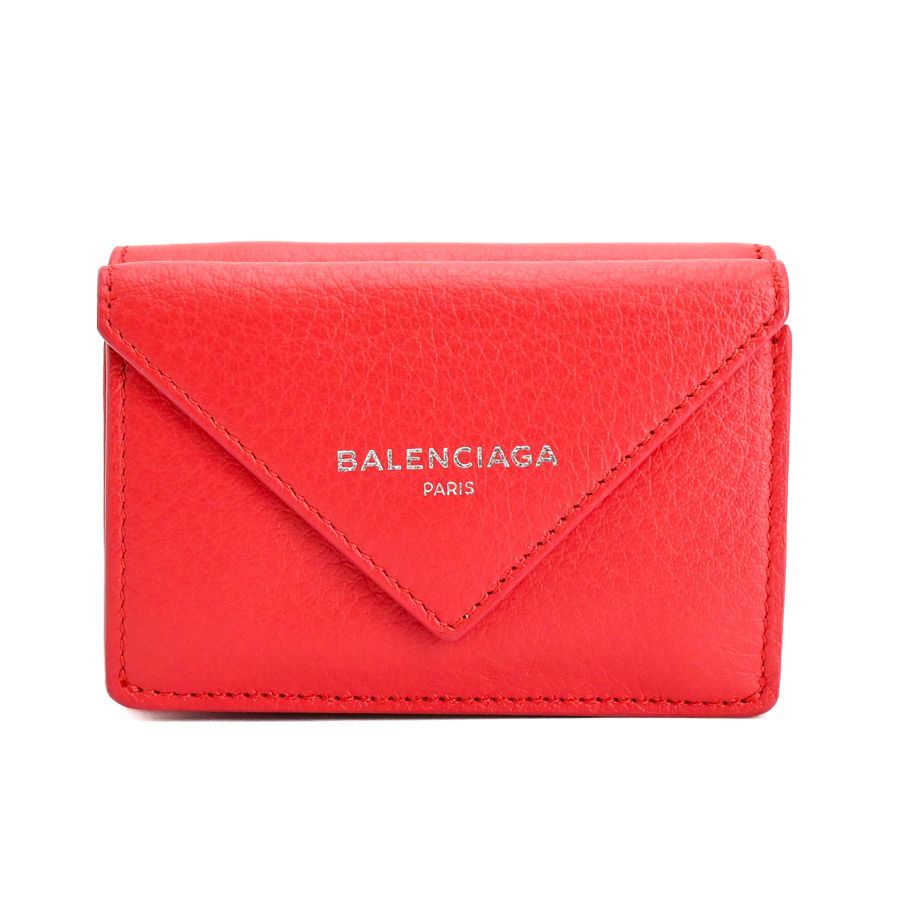 BALENCIAGA バレンシアガ ミニウォレット ペーパーミニウォレット 391446