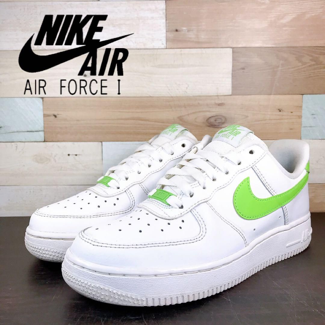 NIKE AIR FORCE 1 07 ナイキ ウィメンズ エア フォース 1 07 ホワイト グリーン 23.5cm U11883 DD8959-112