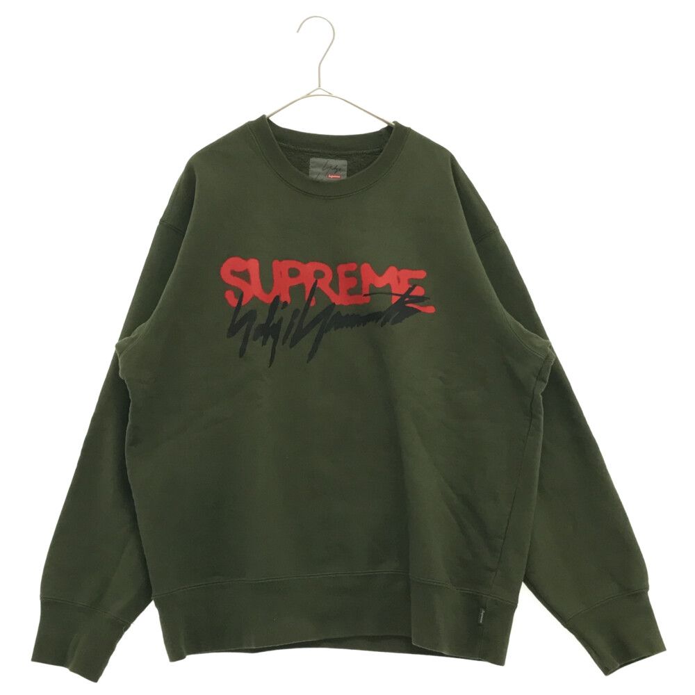 SUPREME Yohji Yamamoto Crewneckロゴ トレーナー Supreme Yohji Yamamoto Crewneck Black Men's - FW20 - US