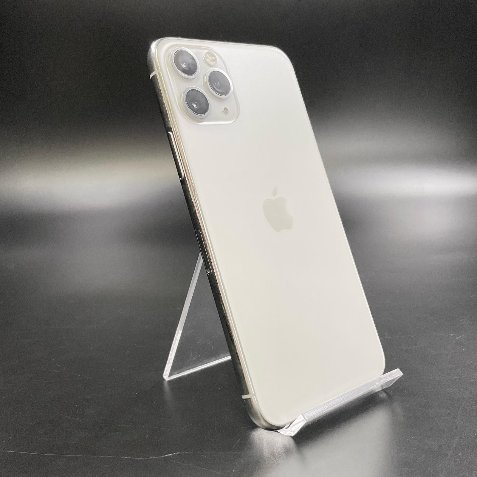 全額返金保証 最速発送 Apple iPhone 11 Pro 256GB シルバー Softbank 白ロム 動作 済 76%