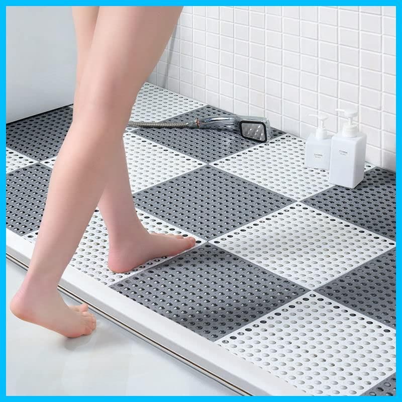 安全 セール シート 風呂用すのこ 床 洗い場マット すべりどめ ジョイントバスマット 浴室マット 転倒防止 防菌 大判 防カビ 滑り止め 老化防止介護用品 お風呂マット 30*30cm