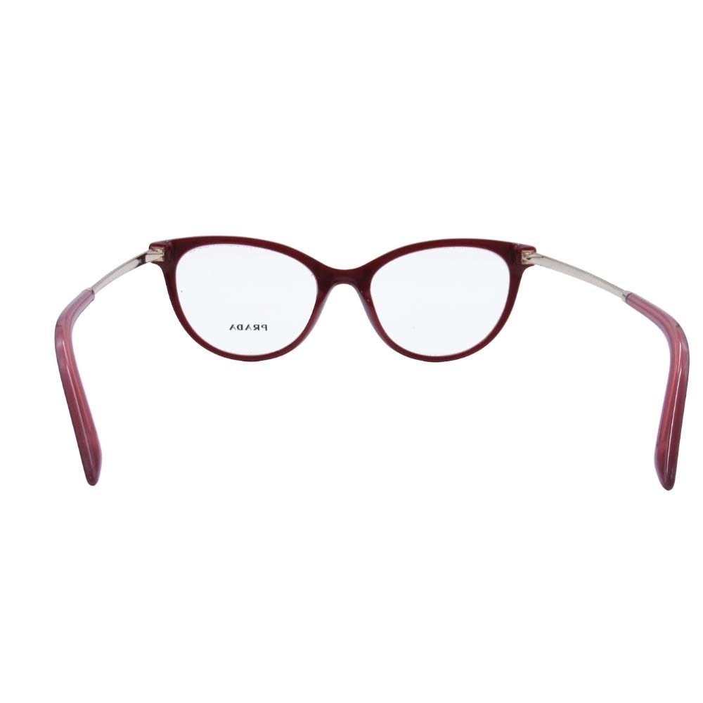 未使用 PRADA プラダ サングラス メガネ フォックス型 コンビフレーム  