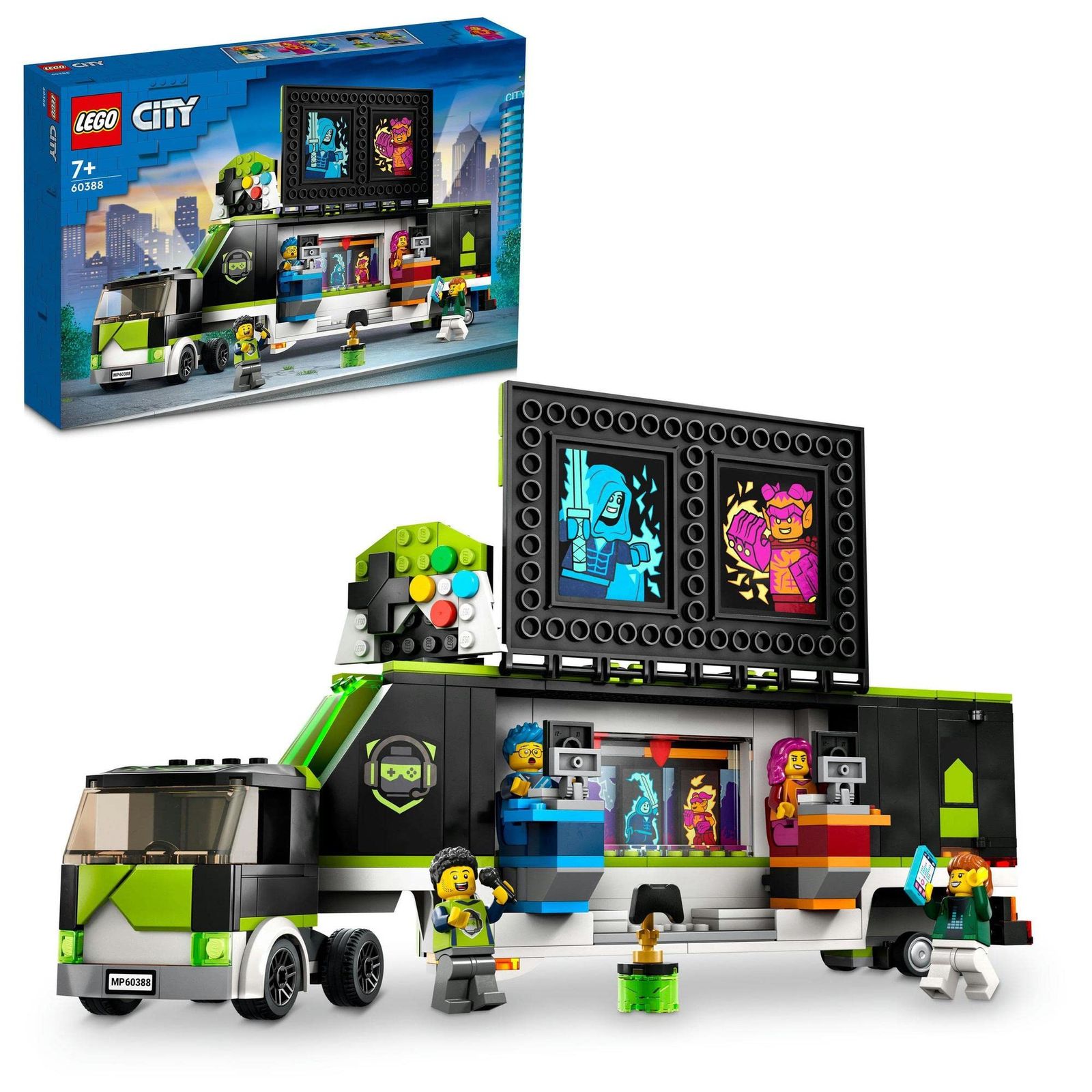 レゴ(LEGO) シティ ゲームトーナメントのツアートラック 60388 おもちゃ ブロック プレゼント 乗り物 のりもの 男の子 女の子 7歳以上 