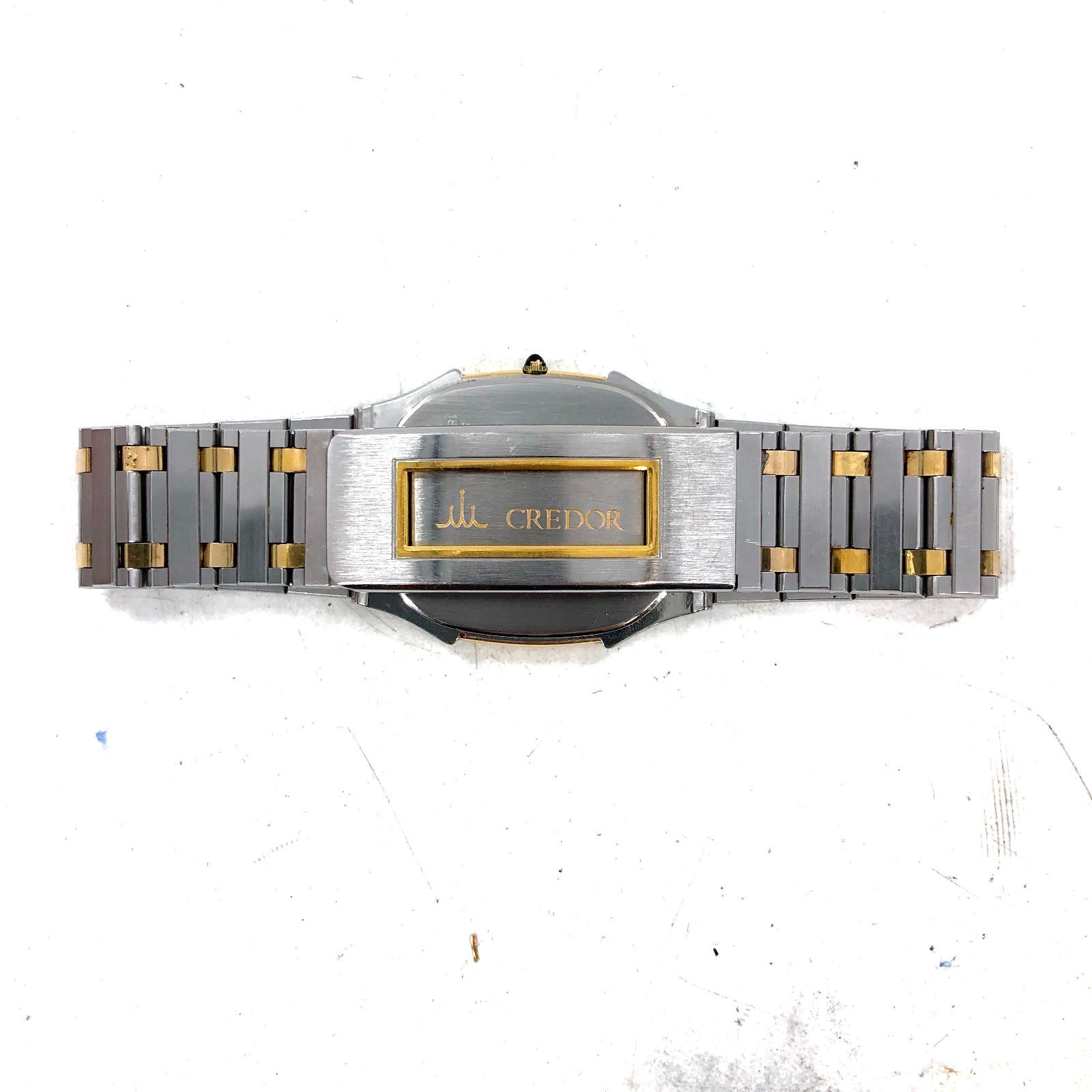 セイコー クレドール 9570-5170 腕時計 メンズ YG×SS クォーツ SEIKO