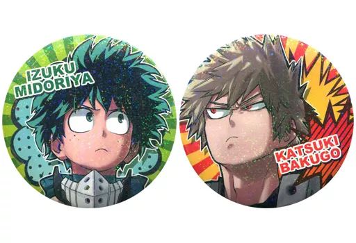 中古】バッジ・ピンズ(キャラクター) 緑谷出久＆爆豪勝己 JF2018限定