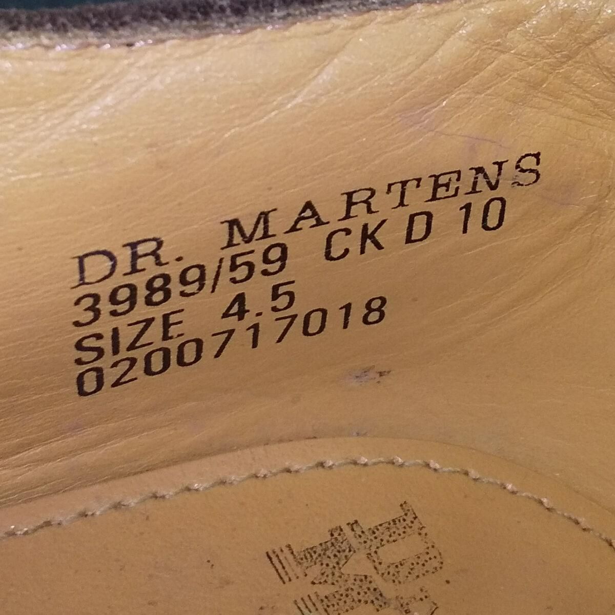 古着 ドクターマーチン Dr.Martens ウイングチップシューズ 英国製 UK4