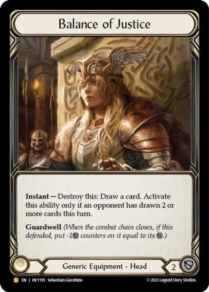 Generic】Balance of Justice【HVY195-L】《Rainbow Foil》 - メルカリ
