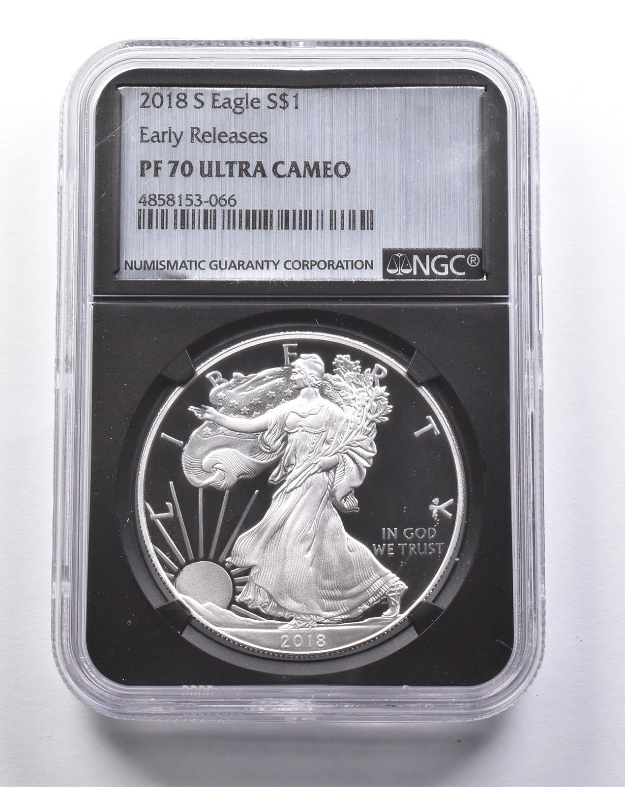 PF70 UCAM 2018S アメリカンシルバーイーグル ER NGC