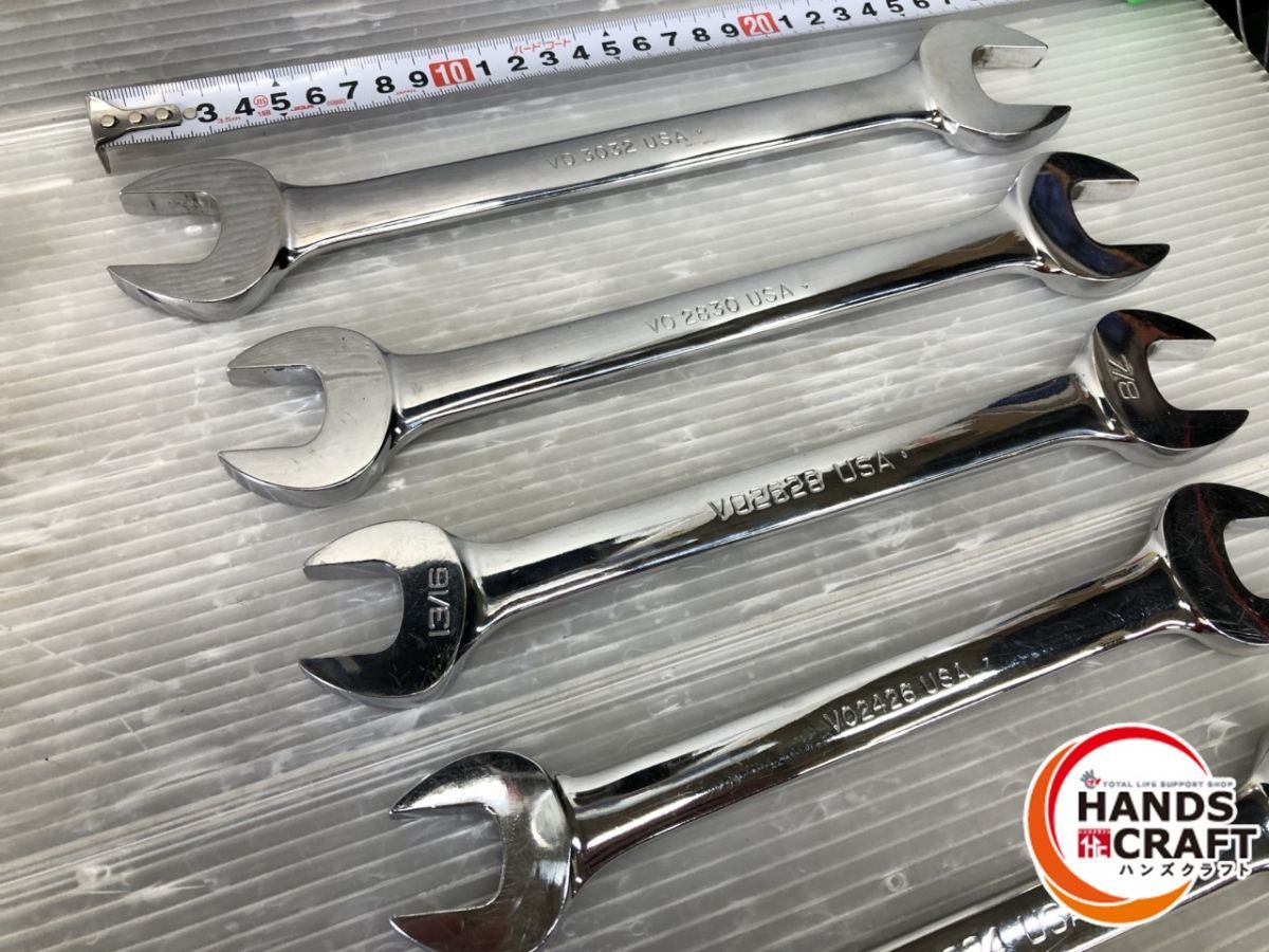 品 スナップオン 両口レンチ 11本セット 16 16~7 16 Snap-on