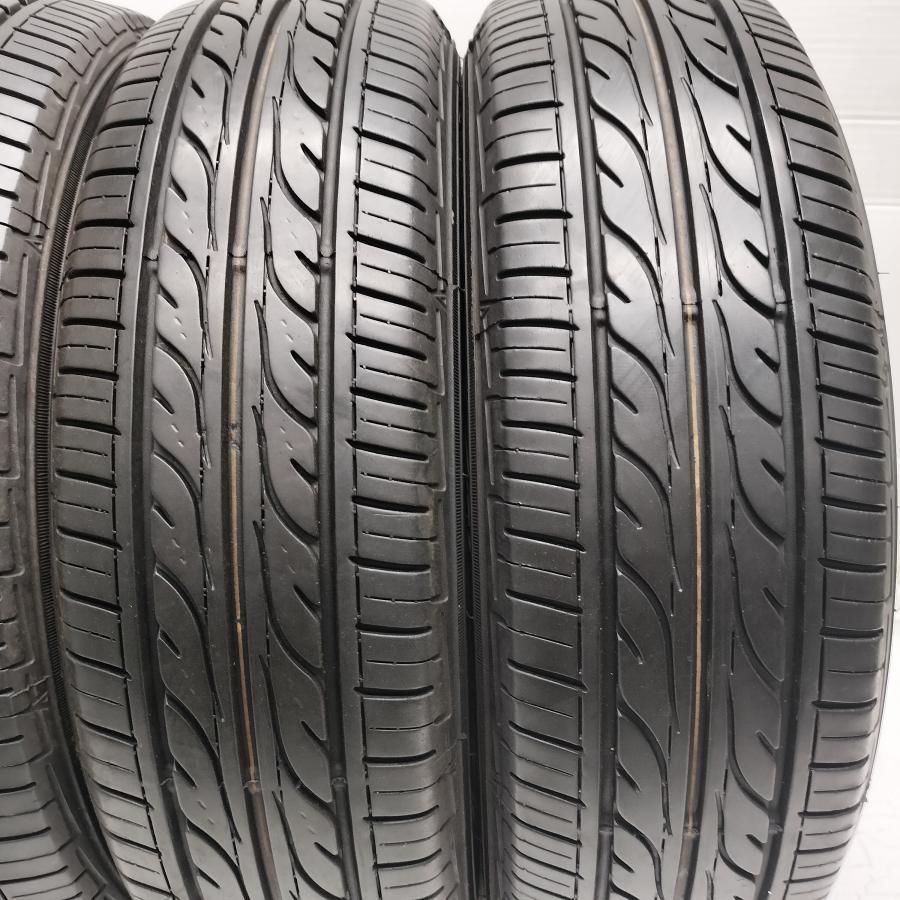 ＜ノーマルタイヤ 4本＞ 155/65R13 ダンロップ EC202 70〜80% 2017年製   中古