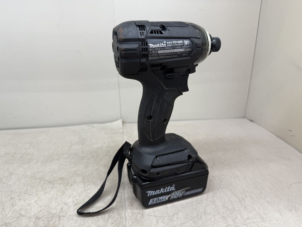 ♪♪【未使用】マキタ TD149DRFXB 18V インパクトドライバ フル ♪♪【未使用】マキタ TD149DRFXB 18V インパクトドライバ フル