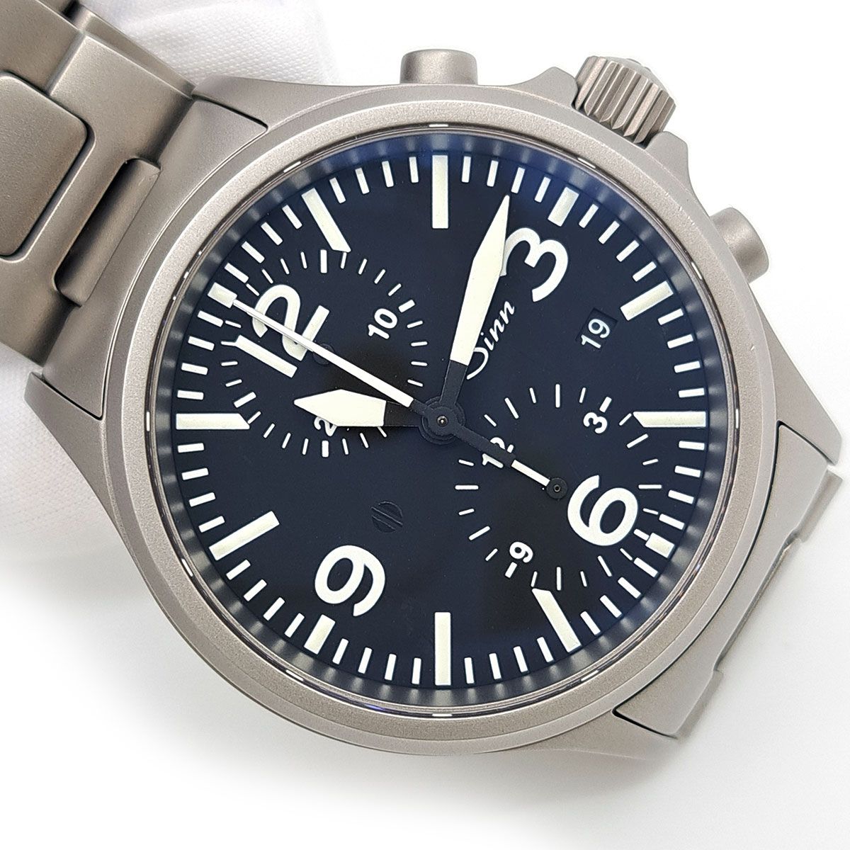 ジン 756 テギメント クロノグラフ 756.TEGIMENT 自動巻き ステンレス  