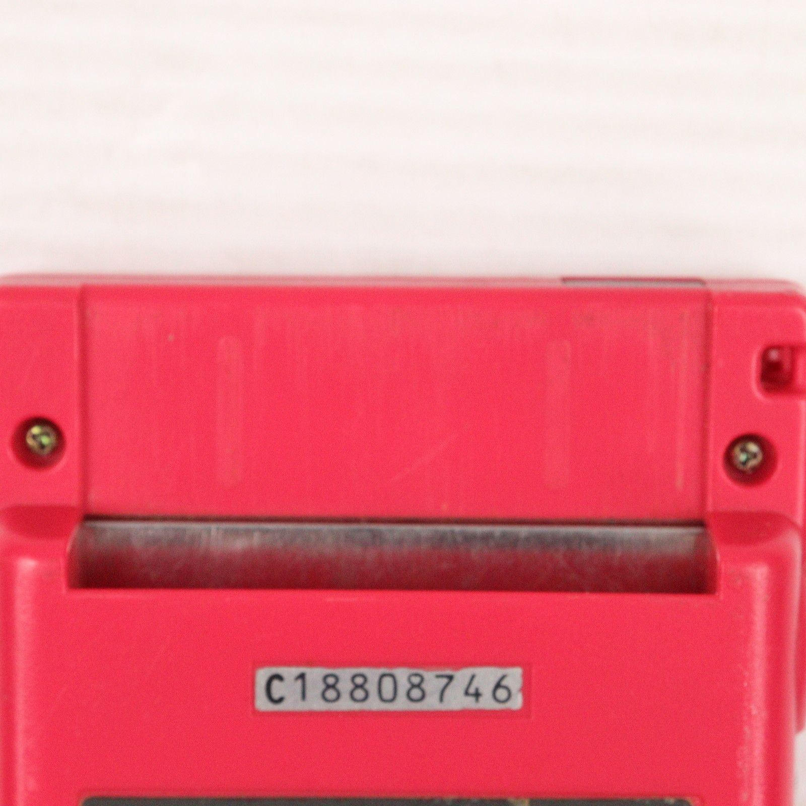 S89147 任天堂 ゲームボーイカラー レッドGAMEBOYCOLOR 本体 Amazon | ゲームボーイ カラー (レッド)【メーカー生産終了