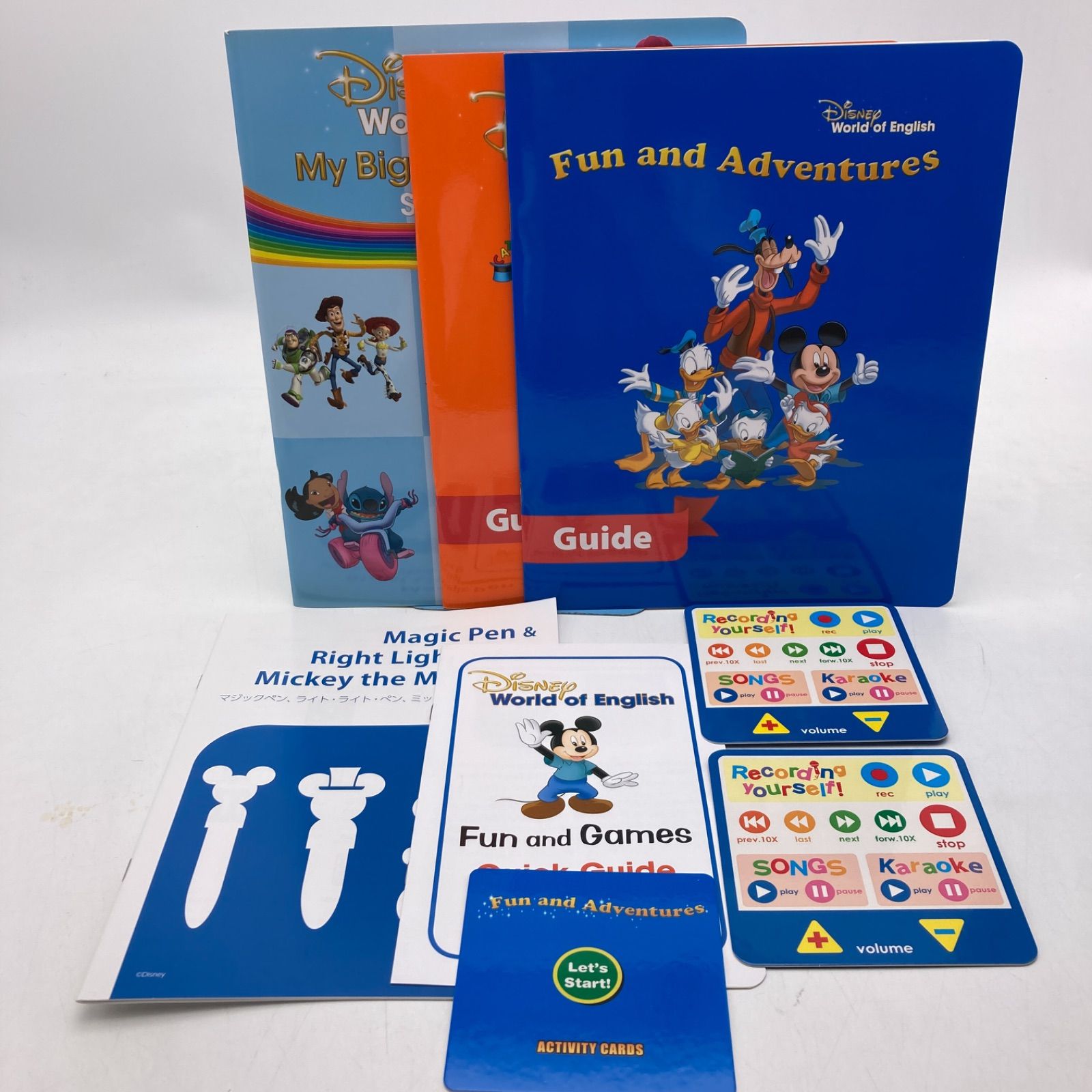 ミッキーマジックペンセット＆アドベンチャー　ディズニー英語システム　500423 ミッキーマジックペンセット＆アドベンチャー ディズニー英語