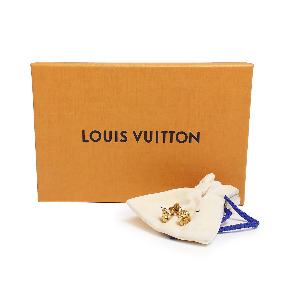 ルイ ヴィトン イヤリング フラワーフル ピアス ゴールド M68131 箱付 LOUIS VUITTON（新品・未使用品）