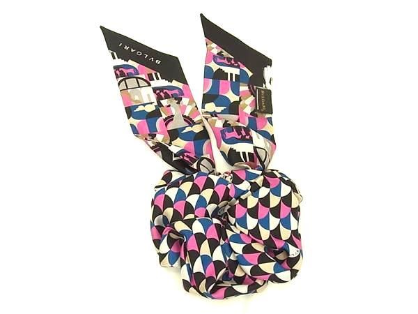 未使用 ブルガリ ヘリテージシュシュ シルク 髪留め 腕飾り ヘアーアクセサリー □新品□未使用□ BVLGARI ブルガリ ヘリテージ シルク100